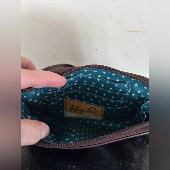 Fossil Boho Floral Zipper Coin Purse - Picture 4 of 4